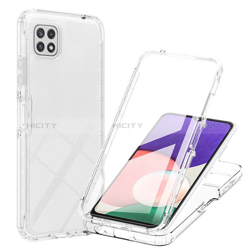 Coque Ultra Fine Transparente Souple Housse Etui 360 Degres Avant et Arriere Degrade ZJ1 pour Samsung Galaxy A22s 5G Plus