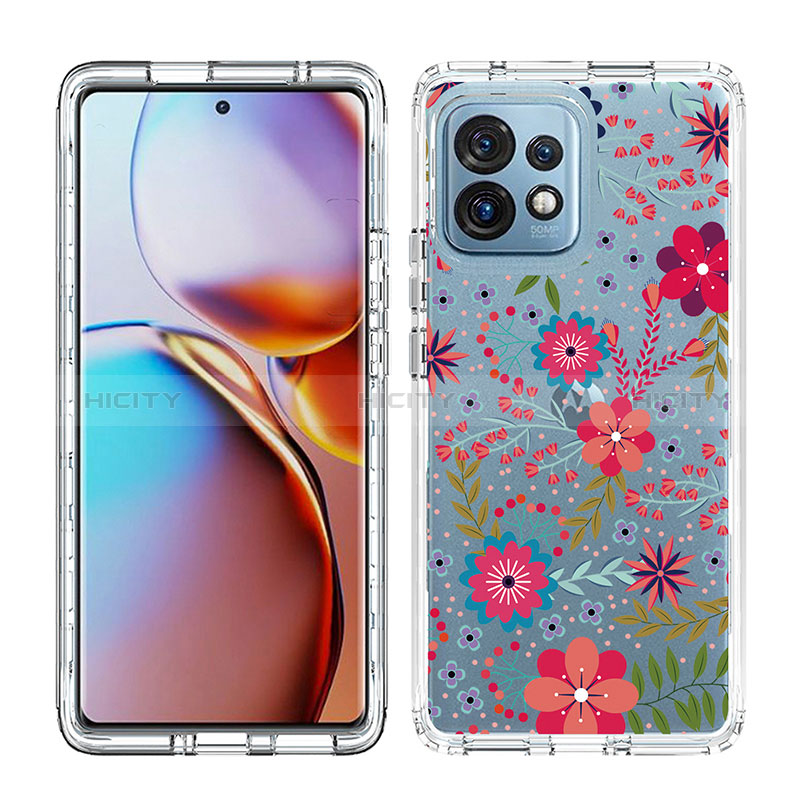 Coque Ultra Fine Transparente Souple Housse Etui 360 Degres Avant et Arriere JX1 pour Motorola Moto Edge 40 Pro 5G Plus