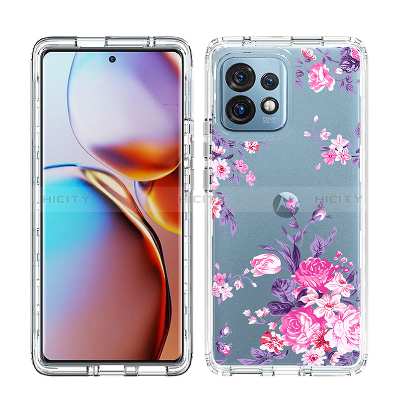 Coque Ultra Fine Transparente Souple Housse Etui 360 Degres Avant et Arriere JX1 pour Motorola Moto Edge 40 Pro 5G Plus