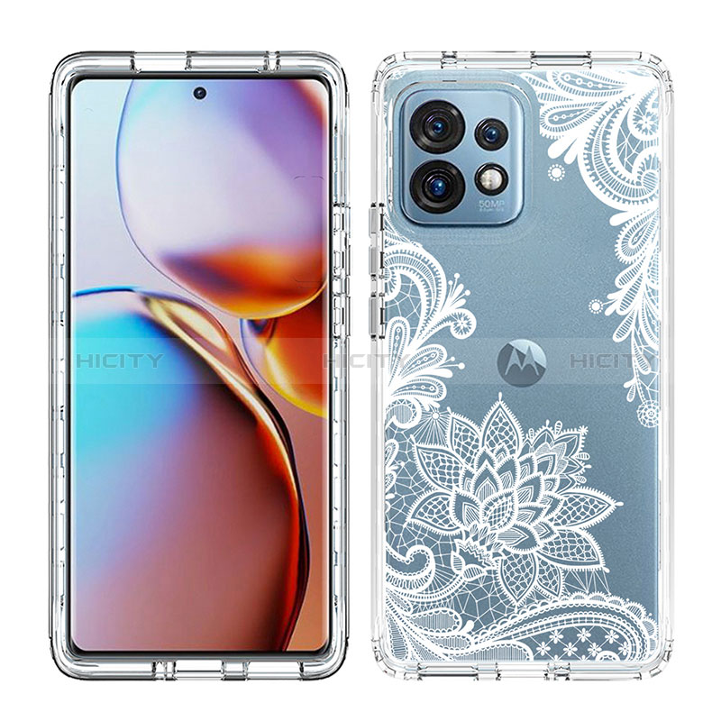 Coque Ultra Fine Transparente Souple Housse Etui 360 Degres Avant et Arriere JX1 pour Motorola Moto Edge 40 Pro 5G Plus