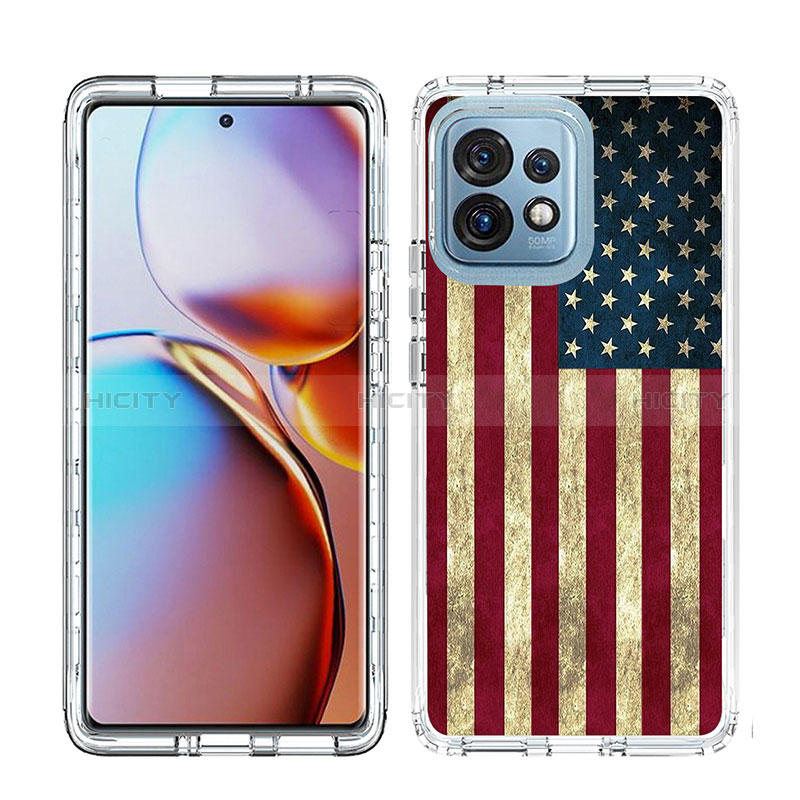 Coque Ultra Fine Transparente Souple Housse Etui 360 Degres Avant et Arriere JX1 pour Motorola Moto Edge 40 Pro 5G Plus