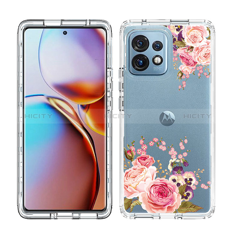 Coque Ultra Fine Transparente Souple Housse Etui 360 Degres Avant et Arriere JX1 pour Motorola Moto Edge 40 Pro 5G Plus