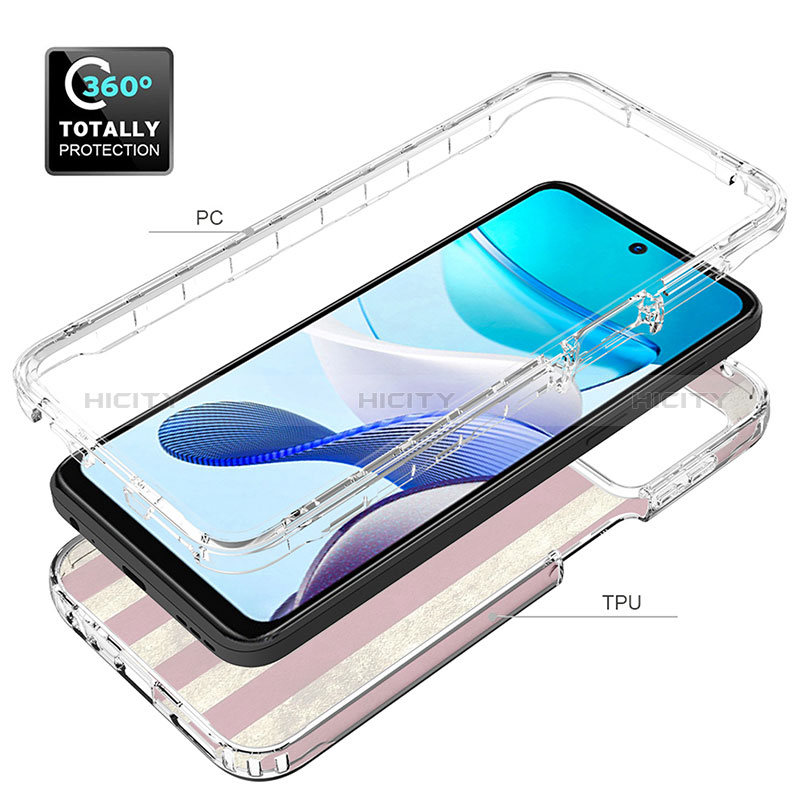 Coque Ultra Fine Transparente Souple Housse Etui 360 Degres Avant et Arriere JX1 pour Motorola Moto G 5G (2023) Plus