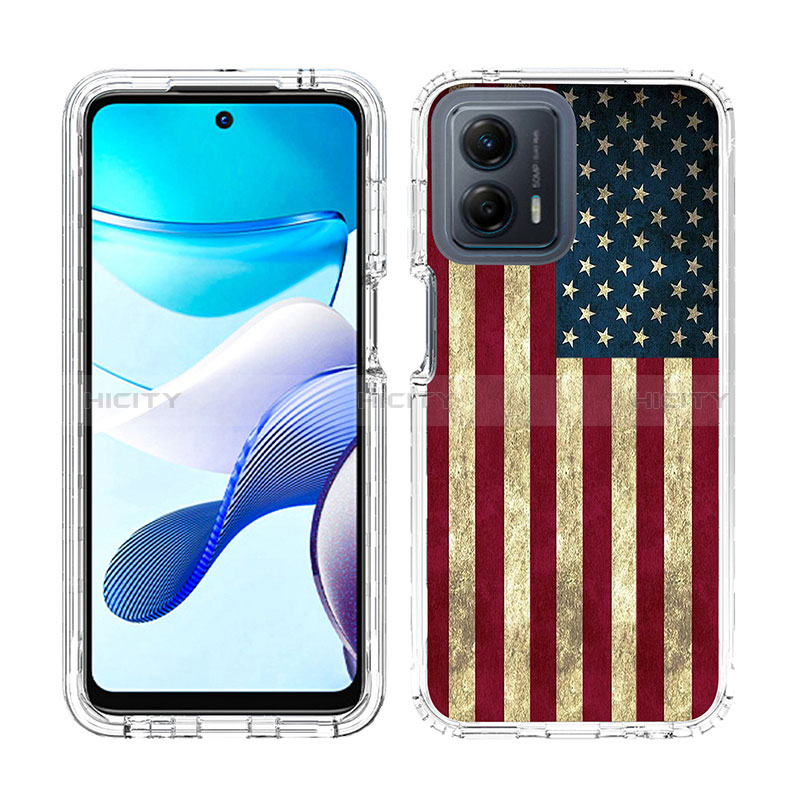 Coque Ultra Fine Transparente Souple Housse Etui 360 Degres Avant et Arriere JX1 pour Motorola Moto G 5G (2023) Plus