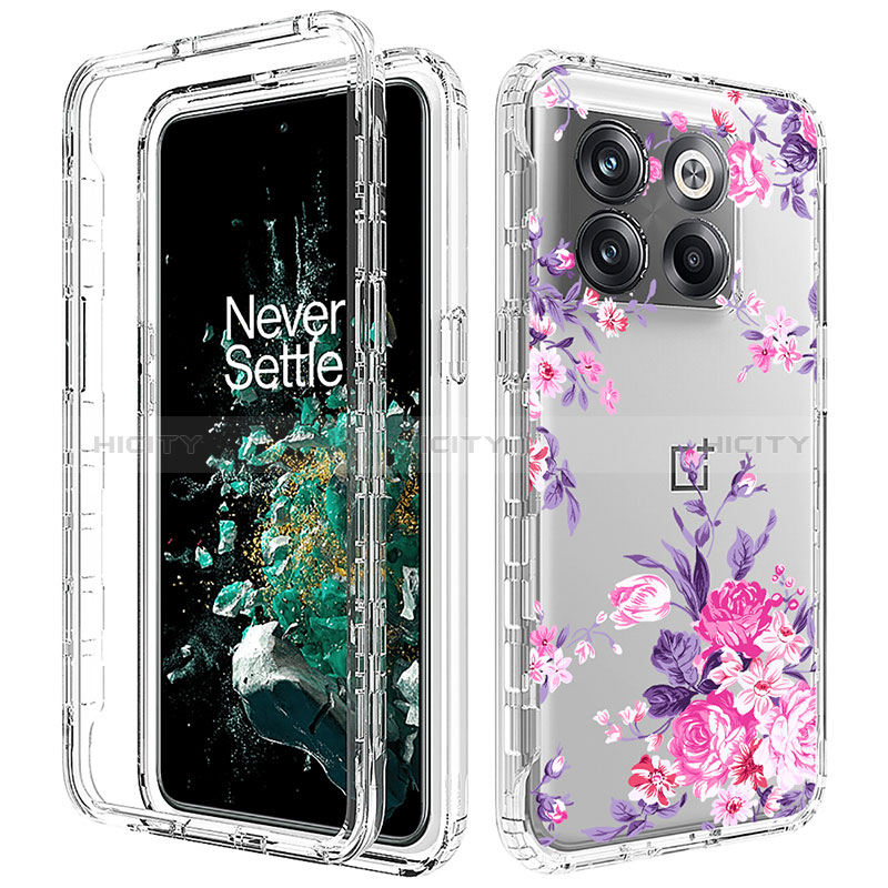 Coque Ultra Fine Transparente Souple Housse Etui 360 Degres Avant et Arriere JX1 pour OnePlus 10T 5G Plus