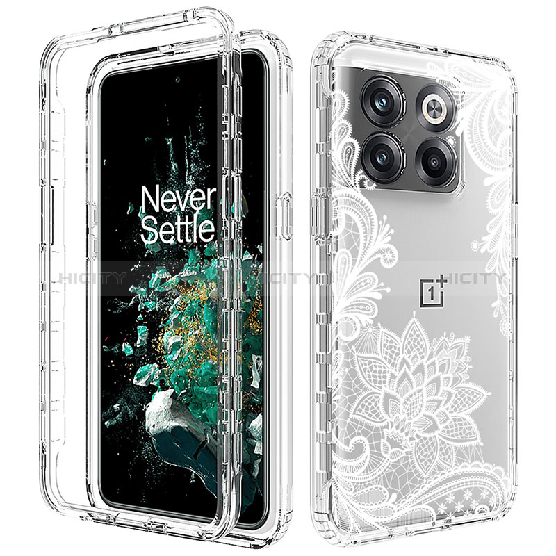 Coque Ultra Fine Transparente Souple Housse Etui 360 Degres Avant et Arriere JX1 pour OnePlus 10T 5G Plus