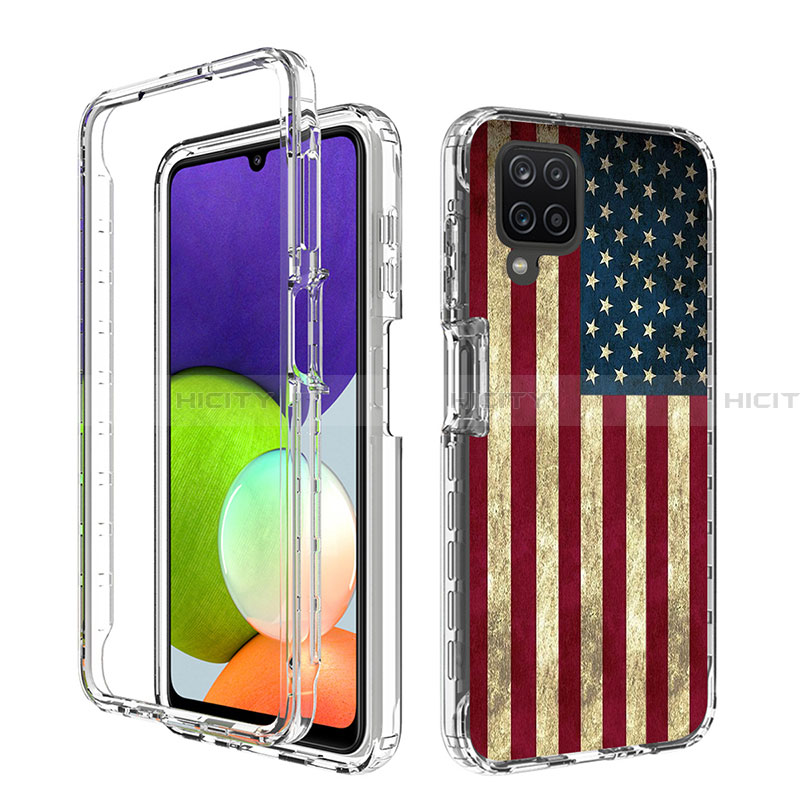 Coque Ultra Fine Transparente Souple Housse Etui 360 Degres Avant et Arriere JX1 pour Samsung Galaxy A22 4G Mixte Plus