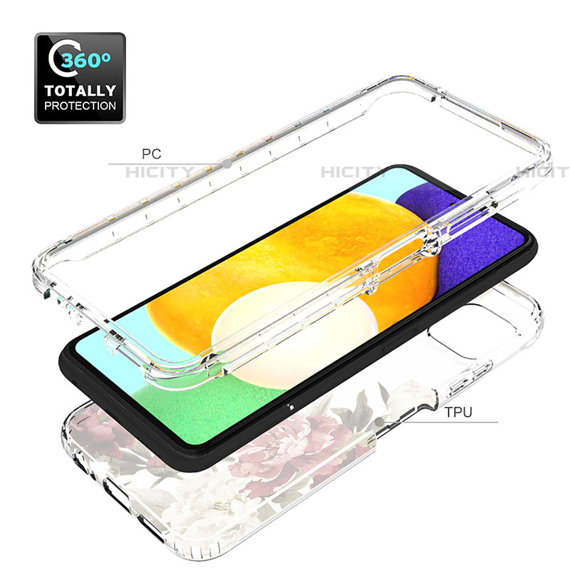 Coque Ultra Fine Transparente Souple Housse Etui 360 Degres Avant et Arriere JX1 pour Samsung Galaxy F42 5G Plus