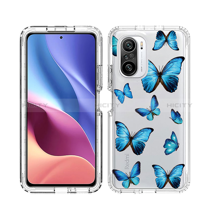 Coque Ultra Fine Transparente Souple Housse Etui 360 Degres Avant et Arriere JX1 pour Xiaomi Mi 11X 5G Bleu Plus