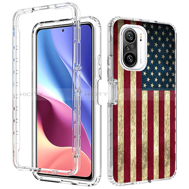 Coque Ultra Fine Transparente Souple Housse Etui 360 Degres Avant et Arriere JX1 pour Xiaomi Redmi K40 Pro 5G Plus