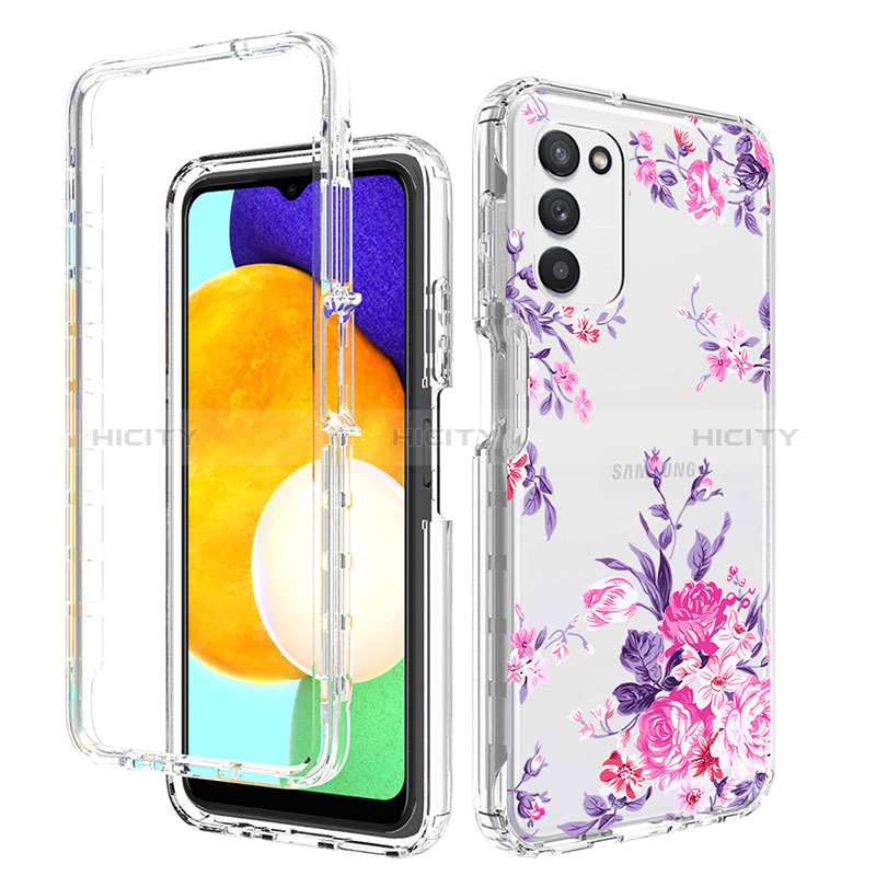 Coque Ultra Fine Transparente Souple Housse Etui 360 Degres Avant et Arriere JX3 pour Samsung Galaxy A02s Plus