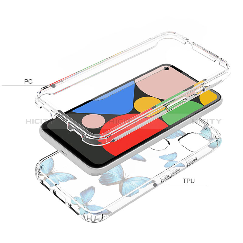 Coque Ultra Fine Transparente Souple Housse Etui 360 Degres Avant et Arriere pour Google Pixel 4a Plus