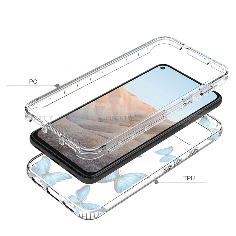 Coque Ultra Fine Transparente Souple Housse Etui 360 Degres Avant et Arriere pour Google Pixel 5a 5G Plus