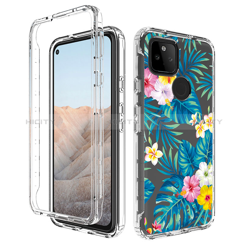 Coque Ultra Fine Transparente Souple Housse Etui 360 Degres Avant et Arriere pour Google Pixel 5a 5G Plus