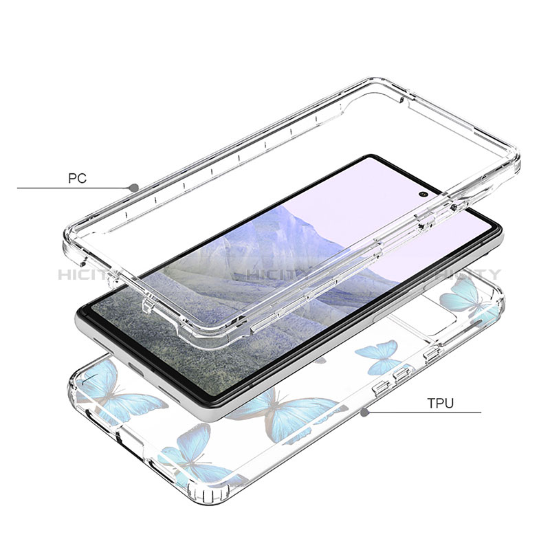 Coque Ultra Fine Transparente Souple Housse Etui 360 Degres Avant et Arriere pour Google Pixel 6 Pro 5G Plus