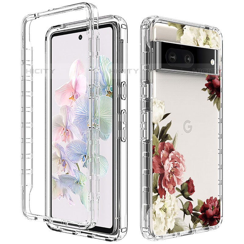 Coque Ultra Fine Transparente Souple Housse Etui 360 Degres Avant et Arriere pour Google Pixel 7 5G Plus