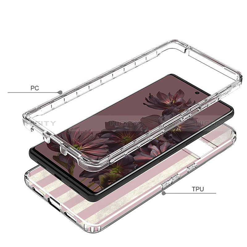 Coque Ultra Fine Transparente Souple Housse Etui 360 Degres Avant et Arriere pour Google Pixel 7 Pro 5G Plus