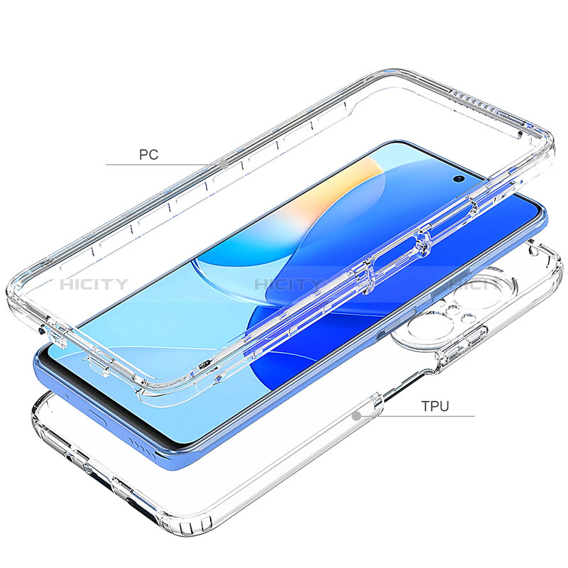 Coque Ultra Fine Transparente Souple Housse Etui 360 Degres Avant et Arriere pour Huawei Honor 50 SE 5G Clair Plus