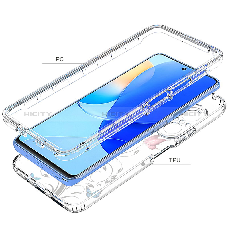 Coque Ultra Fine Transparente Souple Housse Etui 360 Degres Avant et Arriere pour Huawei Honor 50 SE 5G Plus