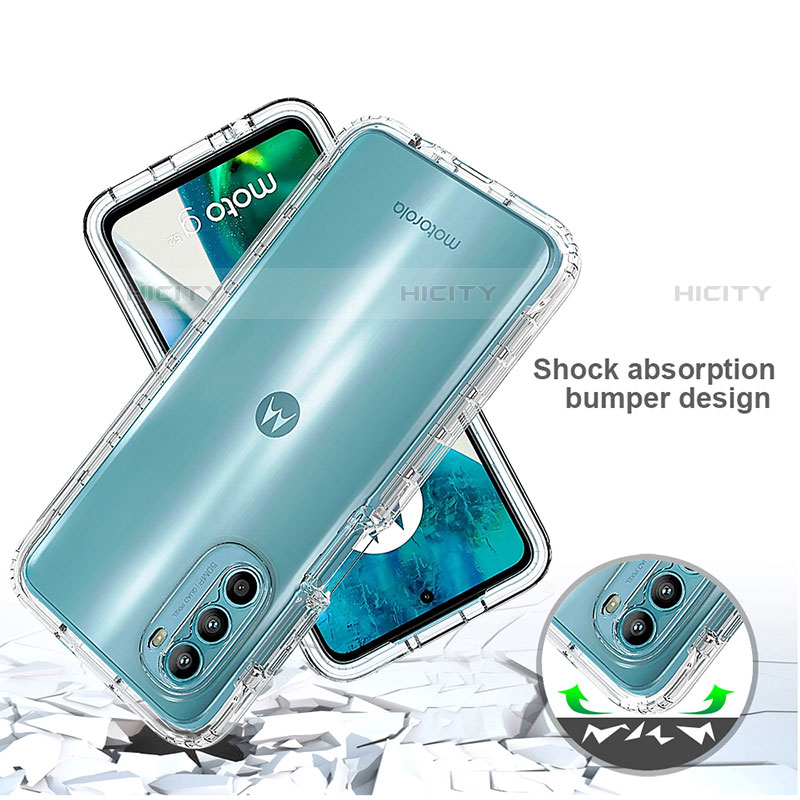 Coque Ultra Fine Transparente Souple Housse Etui 360 Degres Avant et Arriere pour Motorola Moto Edge (2022) 5G Clair Plus