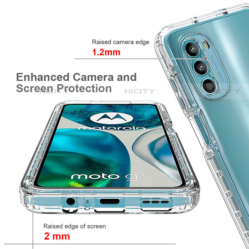 Coque Ultra Fine Transparente Souple Housse Etui 360 Degres Avant et Arriere pour Motorola Moto Edge (2022) 5G Clair Plus