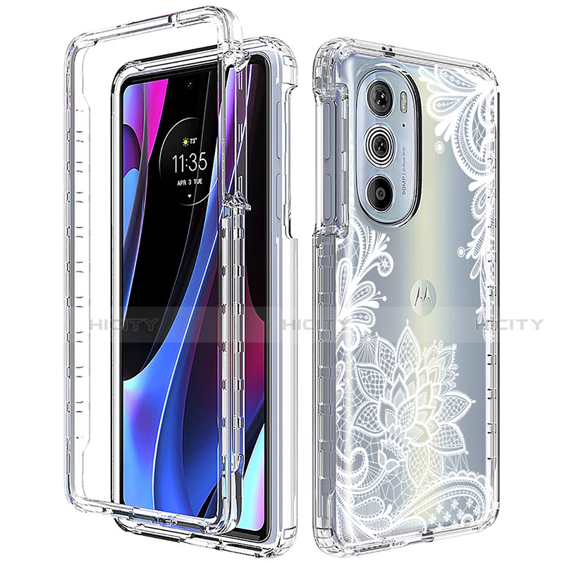 Coque Ultra Fine Transparente Souple Housse Etui 360 Degres Avant et Arriere pour Motorola Moto Edge 30 Pro 5G Plus