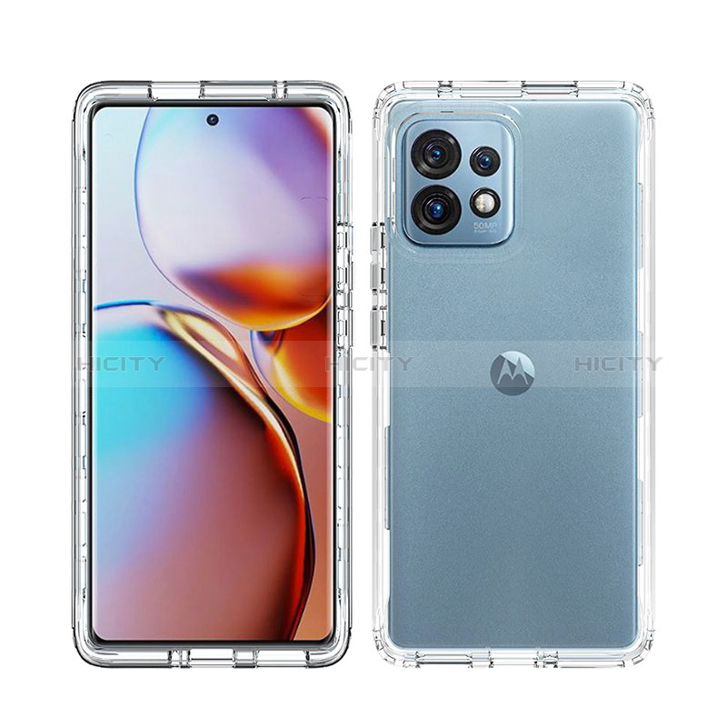 Coque Ultra Fine Transparente Souple Housse Etui 360 Degres Avant et Arriere pour Motorola Moto Edge 40 Pro 5G Clair Plus