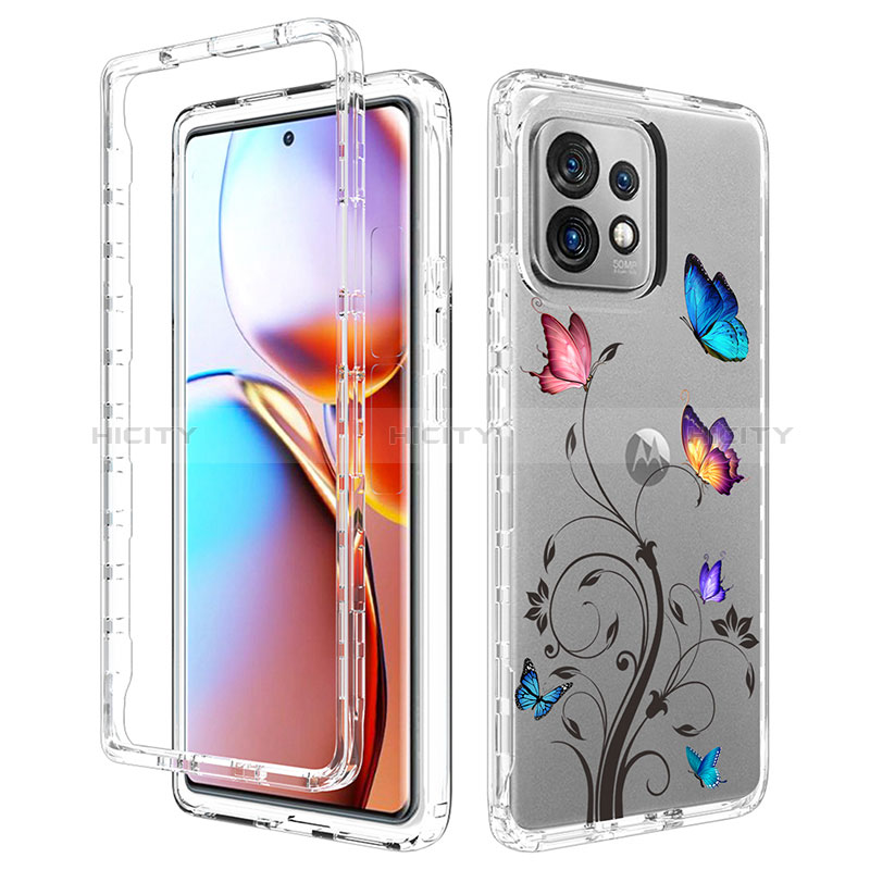 Coque Ultra Fine Transparente Souple Housse Etui 360 Degres Avant et Arriere pour Motorola Moto Edge Plus (2023) 5G Plus