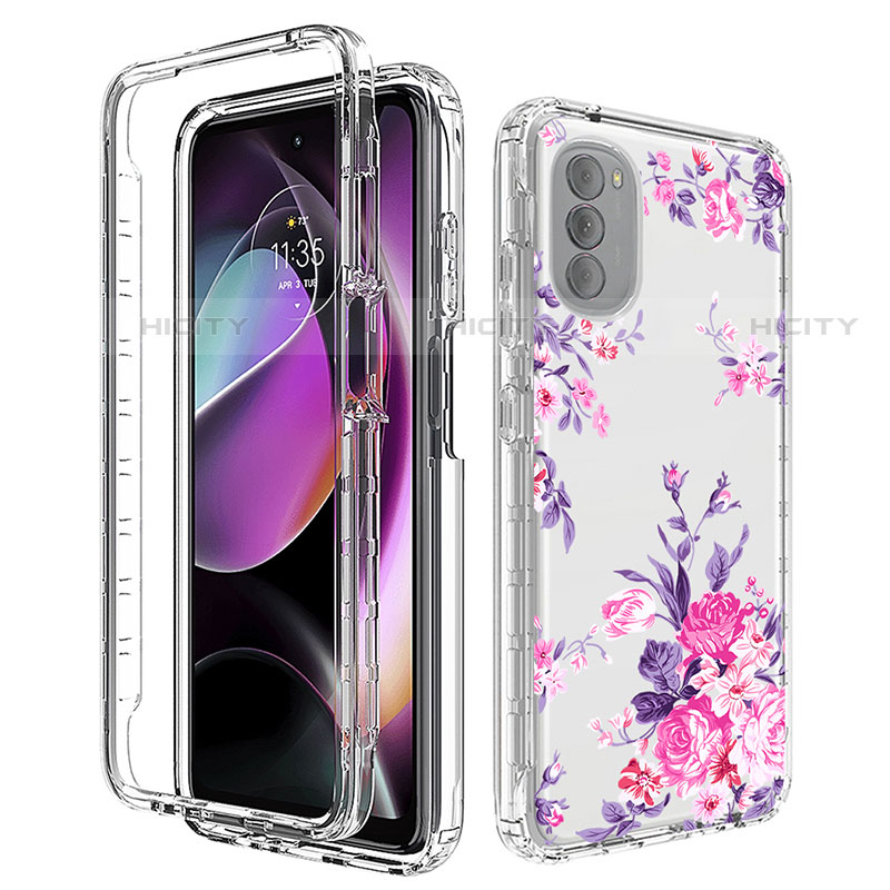 Coque Ultra Fine Transparente Souple Housse Etui 360 Degres Avant et Arriere pour Motorola Moto G 5G (2022) Plus