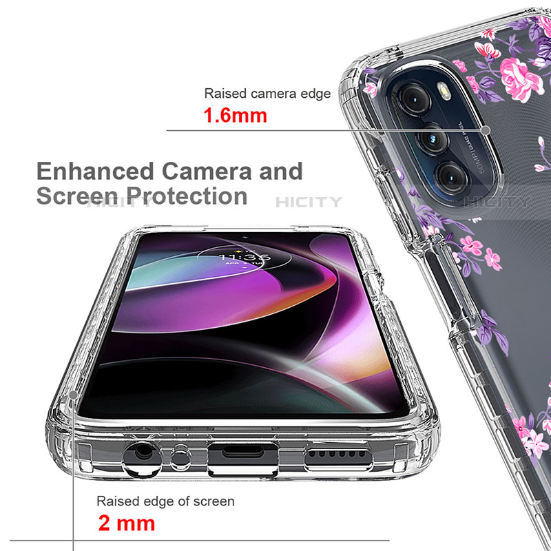 Coque Ultra Fine Transparente Souple Housse Etui 360 Degres Avant et Arriere pour Motorola Moto G 5G (2022) Plus