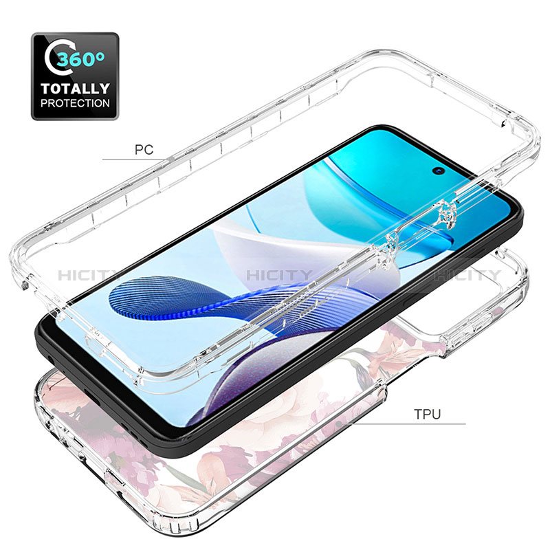 Coque Ultra Fine Transparente Souple Housse Etui 360 Degres Avant et Arriere pour Motorola Moto G 5G (2023) Plus