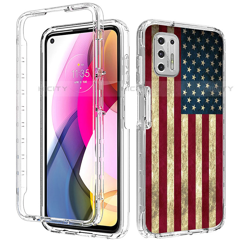 Coque Ultra Fine Transparente Souple Housse Etui 360 Degres Avant et Arriere pour Motorola Moto G Stylus (2021) Mixte Plus