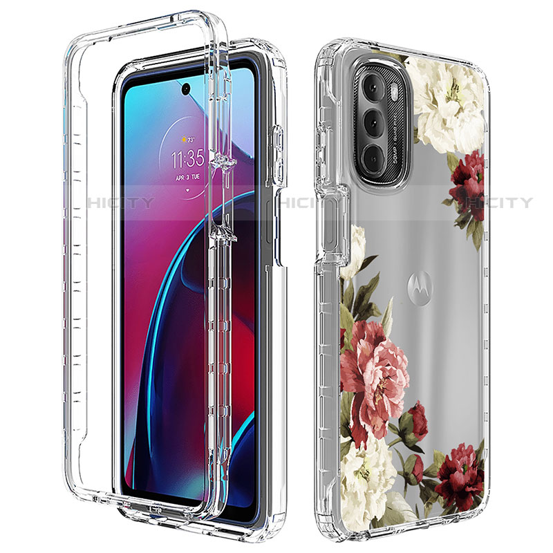 Coque Ultra Fine Transparente Souple Housse Etui 360 Degres Avant et Arriere pour Motorola Moto G Stylus (2022) 4G Plus