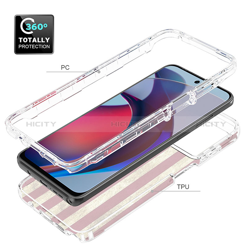 Coque Ultra Fine Transparente Souple Housse Etui 360 Degres Avant et Arriere pour Motorola Moto G Stylus (2023) 5G Plus