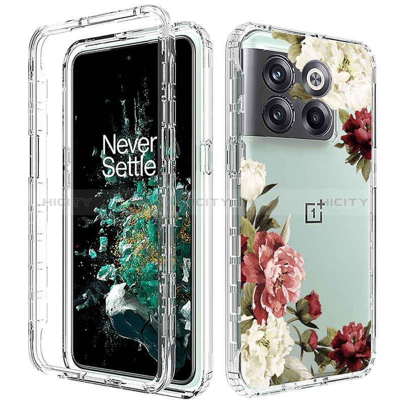 Coque Ultra Fine Transparente Souple Housse Etui 360 Degres Avant et Arriere pour OnePlus 10T 5G Plus