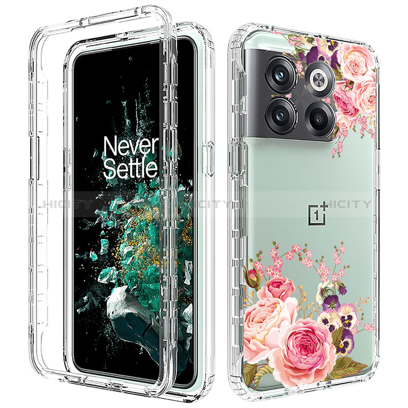 Coque Ultra Fine Transparente Souple Housse Etui 360 Degres Avant et Arriere pour OnePlus 10T 5G Plus