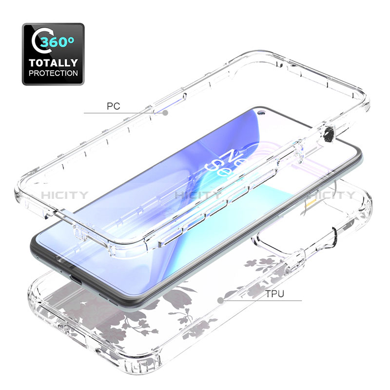 Coque Ultra Fine Transparente Souple Housse Etui 360 Degres Avant et Arriere pour OnePlus 9 5G Plus