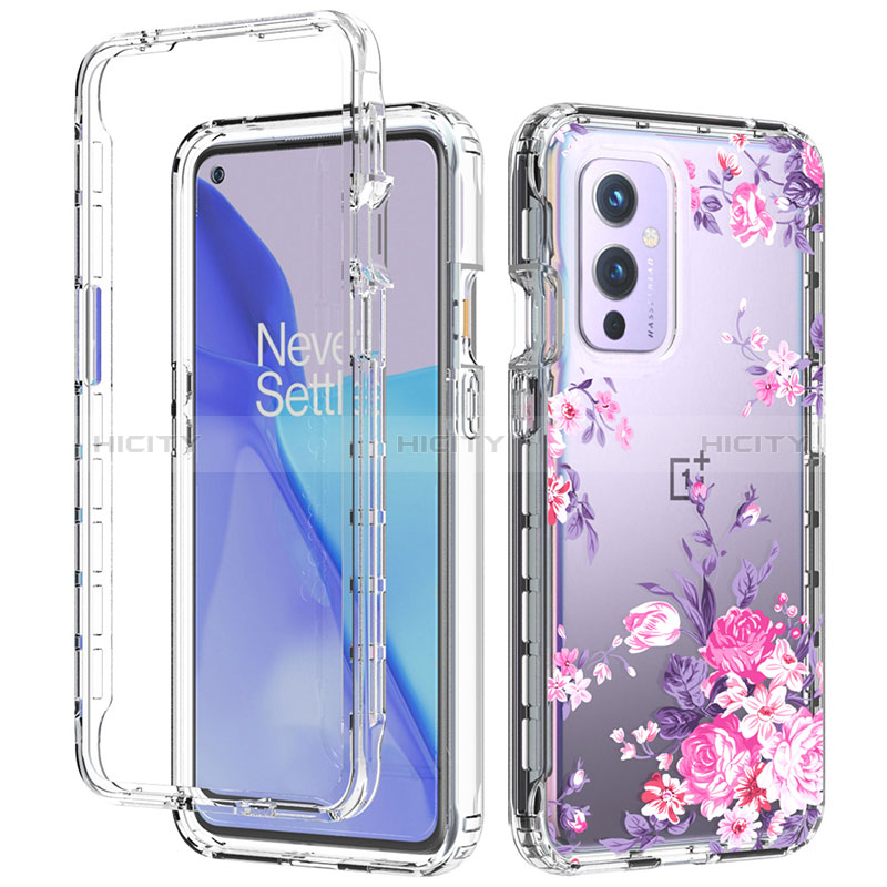 Coque Ultra Fine Transparente Souple Housse Etui 360 Degres Avant et Arriere pour OnePlus 9 5G Plus