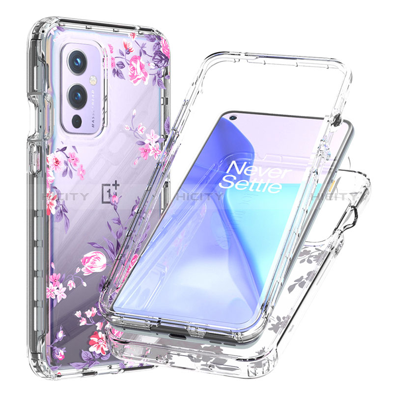 Coque Ultra Fine Transparente Souple Housse Etui 360 Degres Avant et Arriere pour OnePlus 9 5G Plus