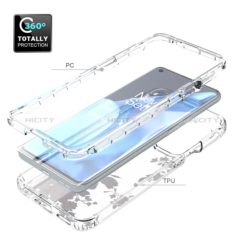 Coque Ultra Fine Transparente Souple Housse Etui 360 Degres Avant et Arriere pour OnePlus 9 Pro 5G Plus