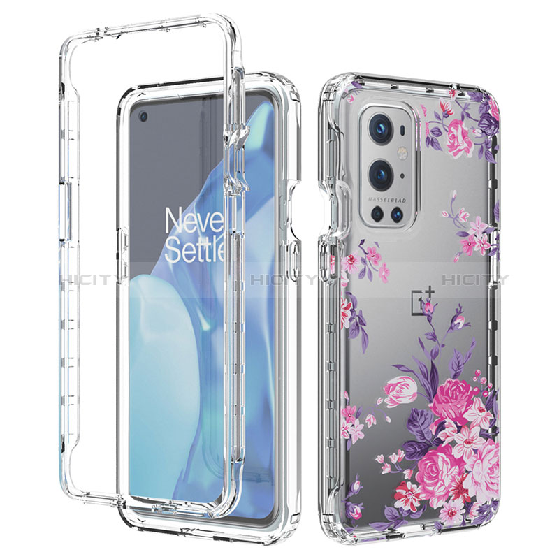 Coque Ultra Fine Transparente Souple Housse Etui 360 Degres Avant et Arriere pour OnePlus 9 Pro 5G Plus