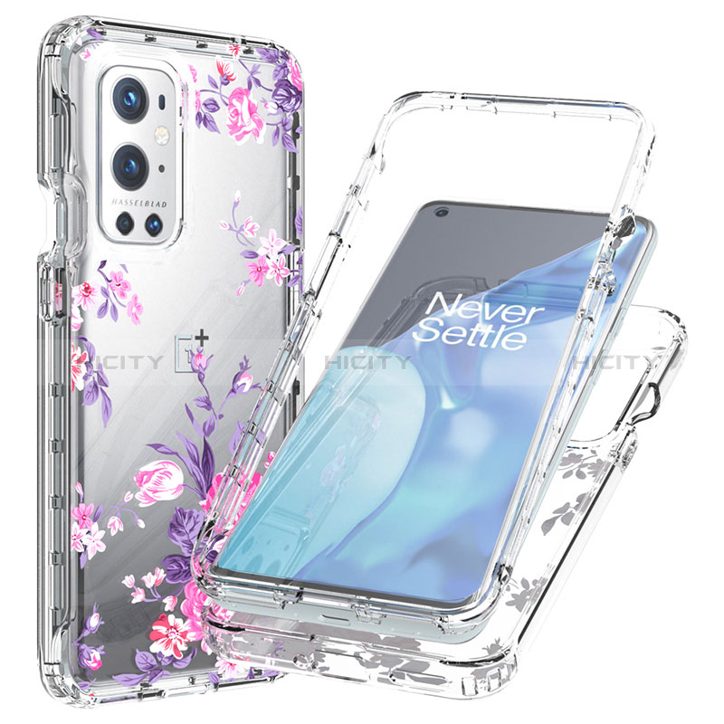 Coque Ultra Fine Transparente Souple Housse Etui 360 Degres Avant et Arriere pour OnePlus 9 Pro 5G Plus