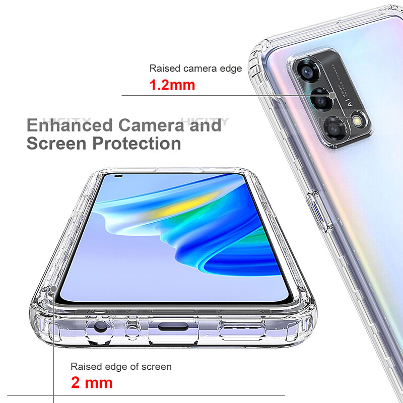 Coque Ultra Fine Transparente Souple Housse Etui 360 Degres Avant et Arriere pour Oppo A74 4G Clair Plus