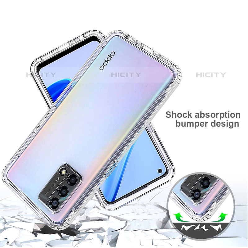 Coque Ultra Fine Transparente Souple Housse Etui 360 Degres Avant et Arriere pour Oppo Reno6 Lite Clair Plus