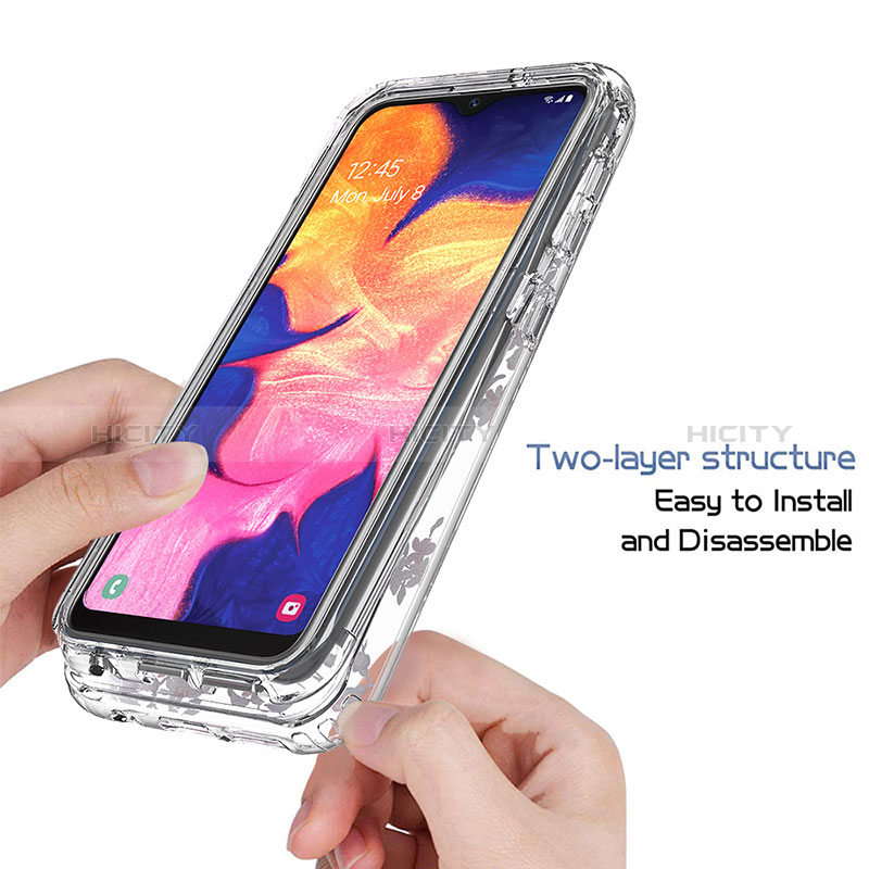 Coque Ultra Fine Transparente Souple Housse Etui 360 Degres Avant et Arriere pour Samsung Galaxy A10e Plus