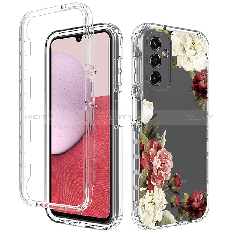 Coque Ultra Fine Transparente Souple Housse Etui 360 Degres Avant et Arriere pour Samsung Galaxy A14 4G Colorful Plus