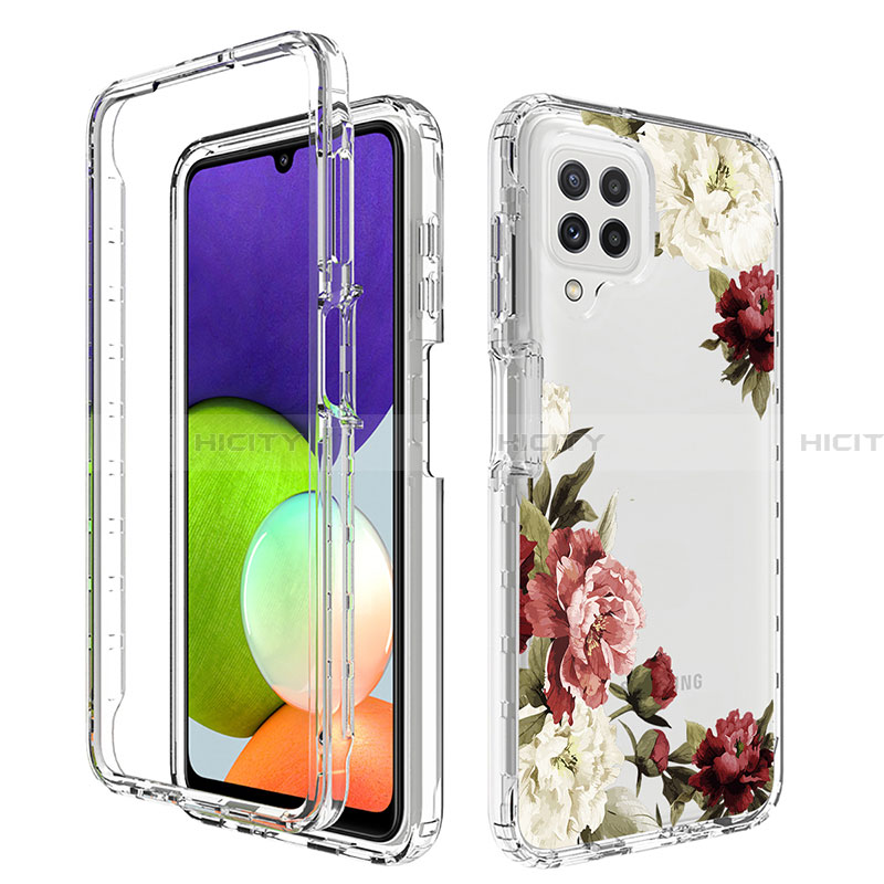 Coque Ultra Fine Transparente Souple Housse Etui 360 Degres Avant et Arriere pour Samsung Galaxy A22 4G Plus