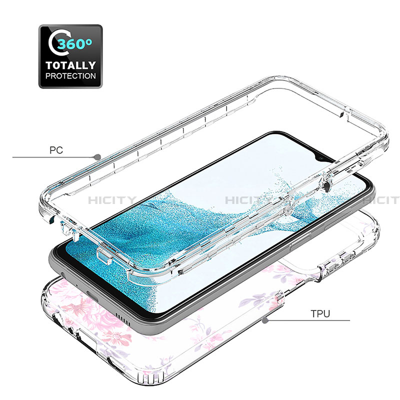 Coque Ultra Fine Transparente Souple Housse Etui 360 Degres Avant et Arriere pour Samsung Galaxy A23 4G Plus