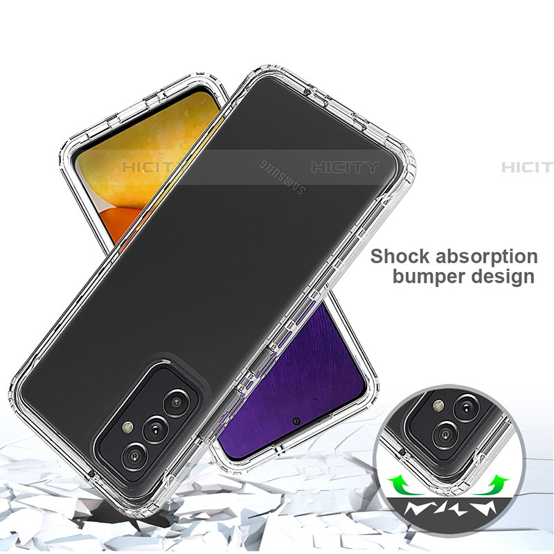 Coque Ultra Fine Transparente Souple Housse Etui 360 Degres Avant et Arriere pour Samsung Galaxy A34 5G Clair Plus