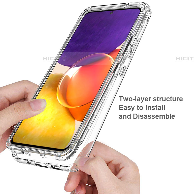 Coque Ultra Fine Transparente Souple Housse Etui 360 Degres Avant et Arriere pour Samsung Galaxy A34 5G Clair Plus